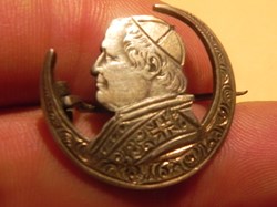 monnaie Vatican 1 lira 1866 broche argent du pape Pie IX