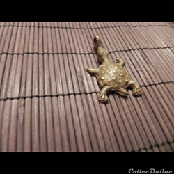 poids à or forme figurative Akan tortue