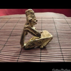 poids à or d'afrique figuratif personnage