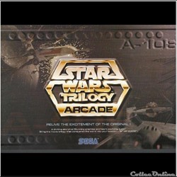 flyer double sega star wars trilogy jeu vidéo