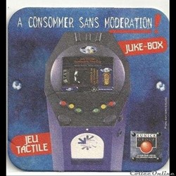 sous-bock kunick jeu tactile juke-box