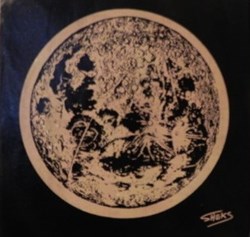 carte lunaire de Cassini XVII siècle peinture acrylique gravure laser .