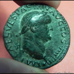 Vespasien Dupondius JUDAEA CAPTA Judée cative