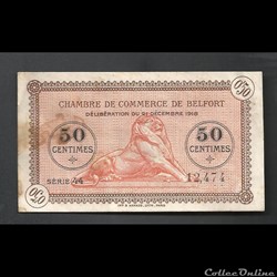 50 centimes Belfort chambre de commerce