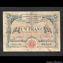 1 franc Besançon chambre de commerce