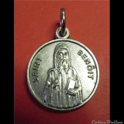 La médaille de Saint Benoît. fin 20 éme