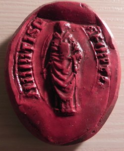AYMONT abbé de DAMPARIS 1275 copie sceau