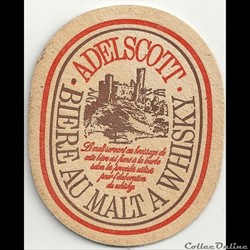 sous bock  de bière Adelscott