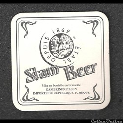sous bock  de bière Stam Beer