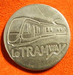 Besançon jeton tramway