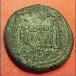 LUGDUNUM - LYON - OCTAVE ET JULES CÉSAR As à l'autel de Lyon