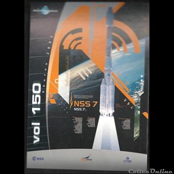 AUTOCOLLANT ARIANESPACE KOUROU VOL N° 150