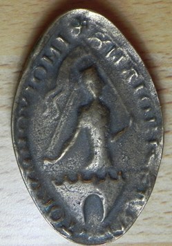 médaille sceau de l'évêque de Noyon