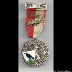 médaille de tir Suisse MORGES 1971