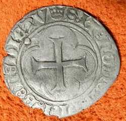 Louis XI douzain au soleil St lô