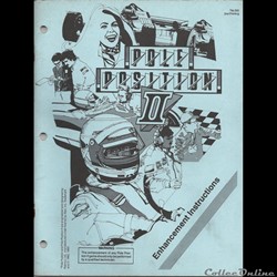 ATARI manuel d'installation borne d' arcade pole position II (anglais)