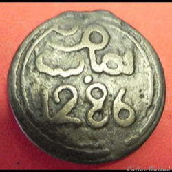 4 falus marocain 1286/ 1869 Fès
