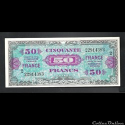 billet de 50 francs US