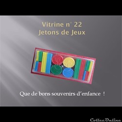 jeton de jeux vitrine 22