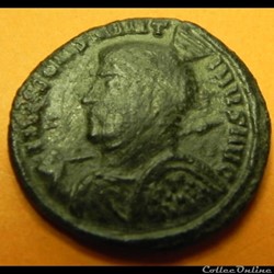 constantin I VICTORIAE LAETAE PRINC PERP/ VOT nummus ASIS