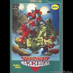 flyer arcade capcom ARMORED WARRIORS
