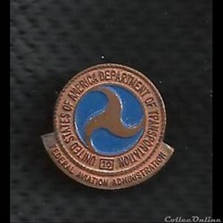pin's fédéral aviation administration USA département of transportation