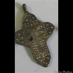 croix reliquaire argent