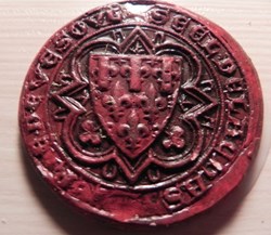 sceau de la cour de Vesoul 1380