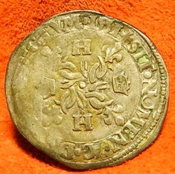 Henri II douzain aux croissants 1551 Q Perpignan