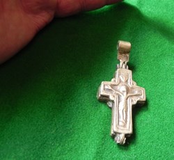 croix reliquaire provenant du champs de bataille de Nicopolis