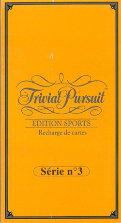 Trivial Pursuit Edition Sports - Recharge Série 3