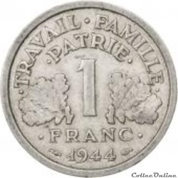 1 franc 1944 Bazor