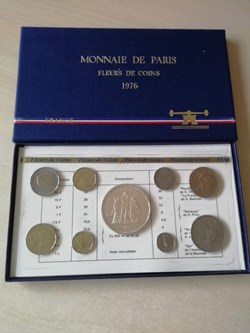 1976 - Coffret FDC en franc de la Monnaie de Paris