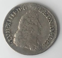 Quart d'écu de Flandre 1686, 1688