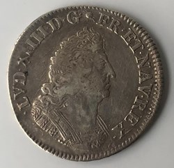 Quart d'écu de Flandre aux palmes 1694 - 1699