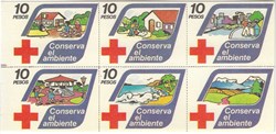 Estampillas colecta nacional Cruz Roja Mexicana (conserva el ambiente)