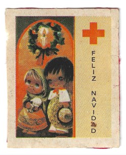 Estampillas colecta nacional Cruz Roja Mexicana (Feliz Navidad 5)
