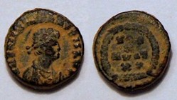 VALENTINIAN II AE4, RIC 63a, Vota