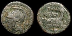 ANONYMOUS ROMAN REPUBLIC Æ Uncia