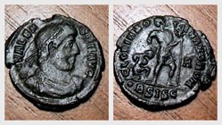 VALENS AE3 RIC 5b.vii, Gloria Romanorvm