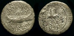MARCUS ANTONIUS AR Denarius Leg II