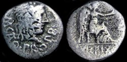 M. PORCIUS CATO; GENS PORCIA AR Quinarius