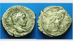 CARACALLA Denarius RIC 224, MONETA