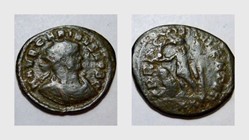 CARINUS Antoninianus, RIC 182c, Prince with Captive