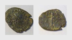 VICTORINUS Antoninianus RIC 117, Pax