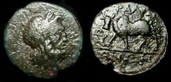TRALLES, LYDIA CITY COINAGE AE14