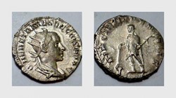 HERRIENUS ETRUSCUS Antoninianus, RIC 147c, Preincipii