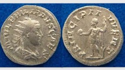 PHILIP II Antoninianus, RIC 218d, PRINCIPI