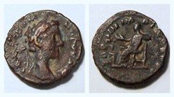 COMMODUS Denarius RIC 649, Salus
