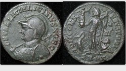 LICINIUS II AE Follis, RIC VII 49, Jupiter